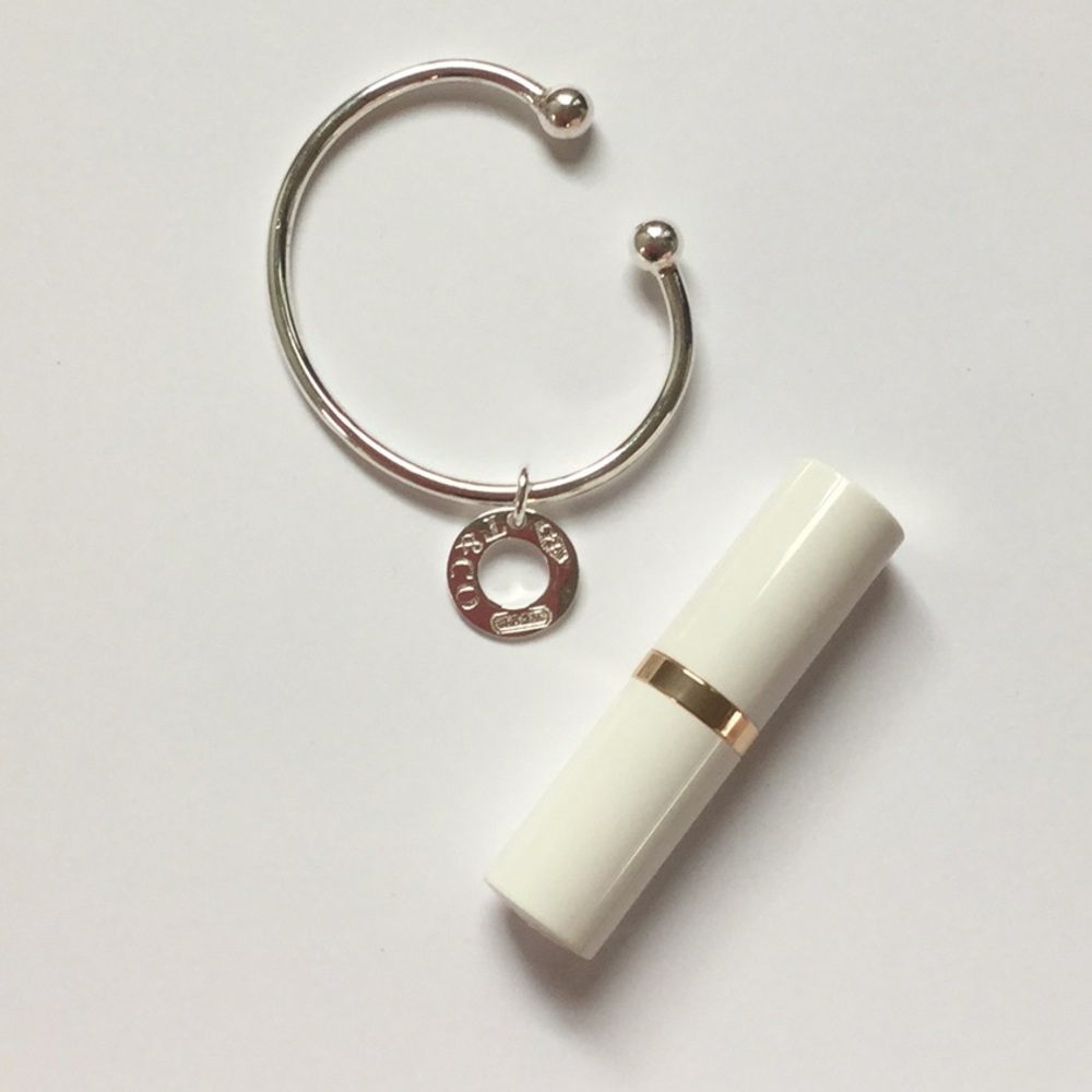 Silver bangle bracelet